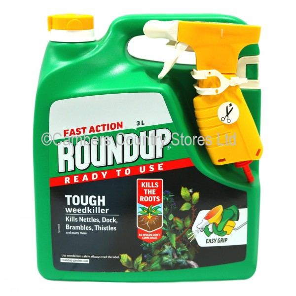 Roundup Tough Weedkiller RTU Trigger Pack 3 Litre | Cambers Country Store